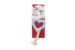 CUORE 70MM IN TPE CON TRECCIA IN COTONE, 2 COLORI PASTELLO: vendita online CUORE 70MM IN TPE CON TRECCIA IN COTONE, 2 COLORI PASTELLO in offerta