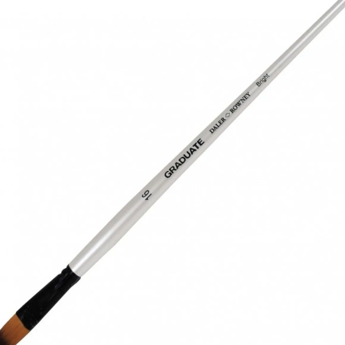 DALER ROWNEY - PENNELLO PIATTO CORTO MANICO LUNGO GRADUATE N. 16: vendita online DALER ROWNEY - PENNELLO PIATTO CORTO MANICO LUNGO GRADUATE N. 16 in offerta
