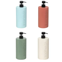 DISPENSER SHAMPOO/BAGNOSCHIUMA 1LT DIAM. 8.9CM H 23CM ASSORTITO