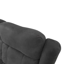 DIVANO 2 POSTI CON RELAX MANUALE IN TESSUTO GRIGIO: vendita online DIVANO 2 POSTI CON RELAX MANUALE IN TESSUTO GRIGIO in offerta