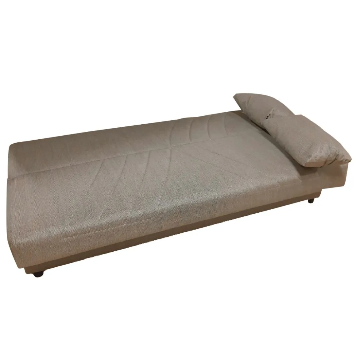 DIVANO LETTO FIJI CON CLIC CLAC IN TESSUTO BEIGE: vendita online DIVANO LETTO FIJI CON CLIC CLAC IN TESSUTO BEIGE in offerta