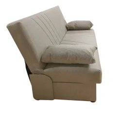 DIVANO LETTO FIJI CON CLIC CLAC IN TESSUTO BEIGE: vendita online DIVANO LETTO FIJI CON CLIC CLAC IN TESSUTO BEIGE in offerta