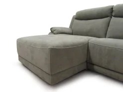 Divano con Chaise Longue: Divano Angolare con Recliner Elettrico