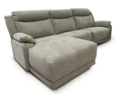 Divano Con Seduta Relax: Divano con Chaise Longue in tessuto Nabuk