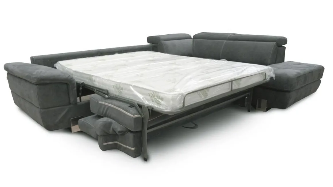 Divano Letto Angolare con Penisola: Modello Eureka