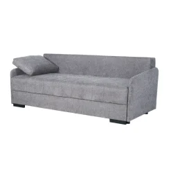 DIVANO LETTO BETTA CON CARRELLO ESTRAIBILE IN TESSUTO GRIGIO: vendita online DIVANO LETTO BETTA CON CARRELLO ESTRAIBILE IN TESSUTO GRIGIO in offerta