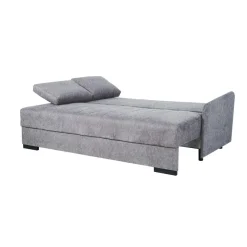 DIVANO LETTO BETTA CON CARRELLO ESTRAIBILE IN TESSUTO GRIGIO: vendita online DIVANO LETTO BETTA CON CARRELLO ESTRAIBILE IN TESSUTO GRIGIO in offerta