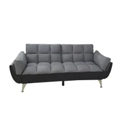 DIVANO LETTO CARLO CM 220 CON APERTURA CLIC CLAC IN TESSUTO GRIGIO: vendita online DIVANO LETTO CARLO CM 220 CON APERTURA CLIC CLAC IN TESSUTO GRIGIO in offerta