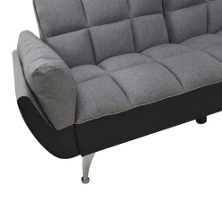 DIVANO LETTO CARLO CM 220 CON APERTURA CLIC CLAC IN TESSUTO GRIGIO: vendita online DIVANO LETTO CARLO CM 220 CON APERTURA CLIC CLAC IN TESSUTO GRIGIO in offerta