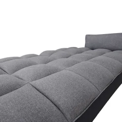 DIVANO LETTO CARLO CM 220 CON APERTURA CLIC CLAC IN TESSUTO GRIGIO: vendita online DIVANO LETTO CARLO CM 220 CON APERTURA CLIC CLAC IN TESSUTO GRIGIO in offerta