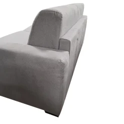 DIVANO LETTO CITY CM 195 CON RETE ELETTROSALDATA IN TESSUTO GRIGIO: vendita online DIVANO LETTO CITY CM 195 CON RETE ELETTROSALDATA IN TESSUTO GRIGIO in offerta