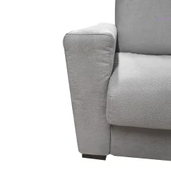 DIVANO LETTO CITY CM 195 CON RETE ELETTROSALDATA IN TESSUTO GRIGIO: vendita online DIVANO LETTO CITY CM 195 CON RETE ELETTROSALDATA IN TESSUTO GRIGIO in offerta