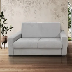 DIVANO LETTO CITY CM 175 CON RETE ELETTROSALDATA IN TESSUTO GRIGIO: vendita online DIVANO LETTO CITY CM 175 CON RETE ELETTROSALDATA IN TESSUTO GRIGIO in offerta