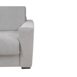 DIVANO LETTO CITY CM 175 CON RETE ELETTROSALDATA IN TESSUTO GRIGIO: vendita online DIVANO LETTO CITY CM 175 CON RETE ELETTROSALDATA IN TESSUTO GRIGIO in offerta