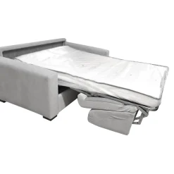 DIVANO LETTO CITY CM 175 CON RETE ELETTROSALDATA IN TESSUTO GRIGIO: vendita online DIVANO LETTO CITY CM 175 CON RETE ELETTROSALDATA IN TESSUTO GRIGIO in offerta