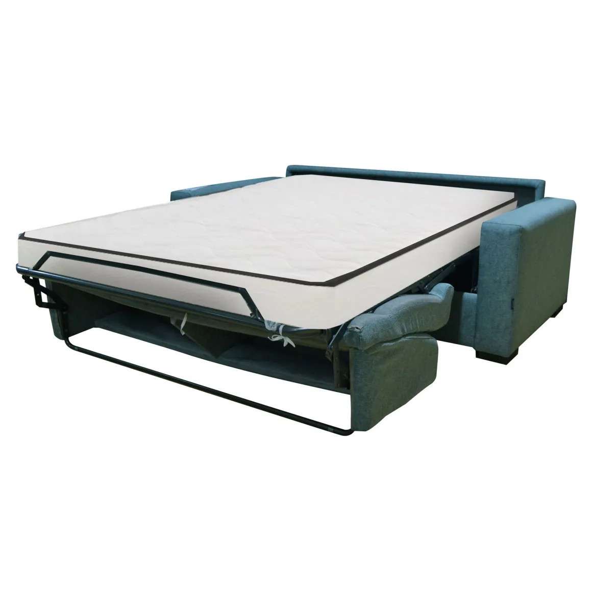 DIVANO LETTO CITY CM 195 CON RETE ELETTROSALDATA IN TESSUTO TURCHESE: vendita online DIVANO LETTO CITY CM 195 CON RETE ELETTROSALDATA IN TESSUTO TURCHESE in offerta