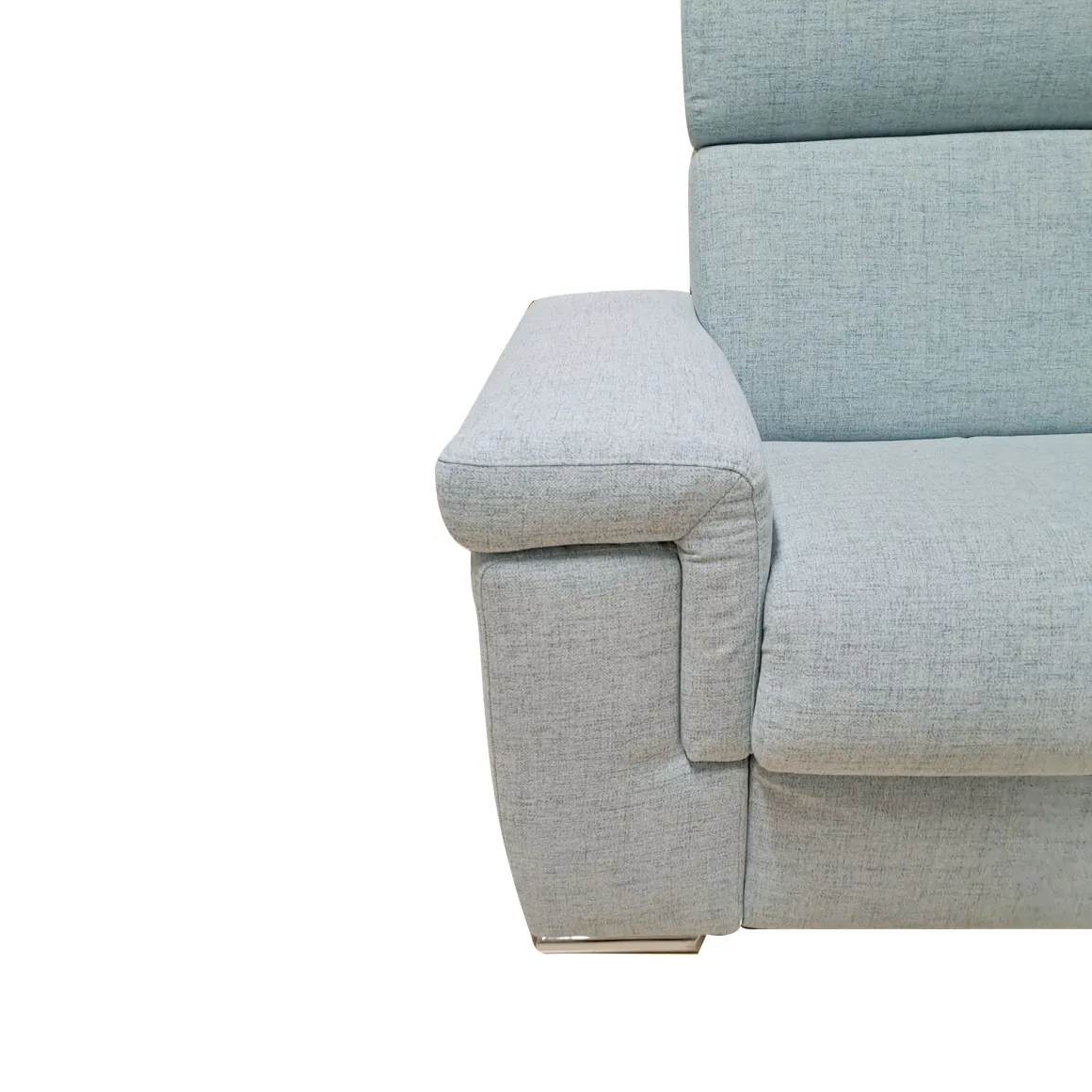 DIVANO LETTO IRIS CM 240 CON RETE ELETTROSALDATA IN TESSUTO ACQUA: vendita online DIVANO LETTO IRIS CM 240 CON RETE ELETTROSALDATA IN TESSUTO ACQUA in offerta