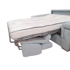 DIVANO LETTO IRIS CM 240 CON RETE ELETTROSALDATA IN TESSUTO ACQUA: vendita online DIVANO LETTO IRIS CM 240 CON RETE ELETTROSALDATA IN TESSUTO ACQUA in offerta