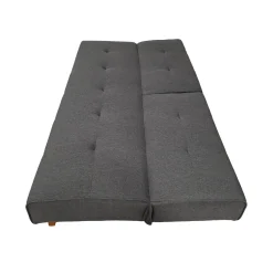 DIVANO LETTO KIKO CON APERTURA CLIC CLAC IN TESSUTO GRIGIO SCURO: vendita online DIVANO LETTO KIKO CON APERTURA CLIC CLAC IN TESSUTO GRIGIO SCURO in offerta