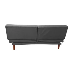 DIVANO LETTO KIKO CON APERTURA CLIC CLAC IN TESSUTO GRIGIO SCURO: vendita online DIVANO LETTO KIKO CON APERTURA CLIC CLAC IN TESSUTO GRIGIO SCURO in offerta