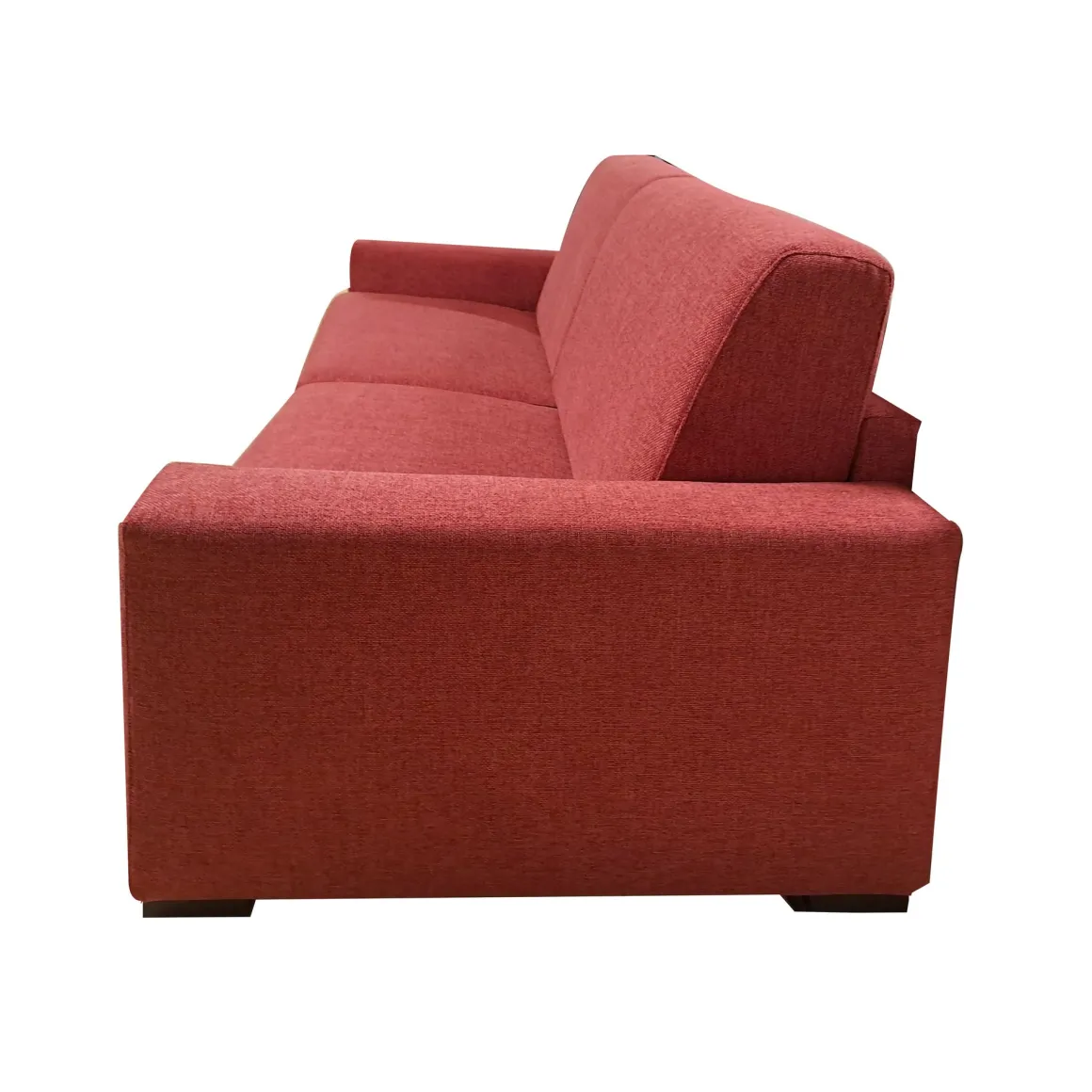DIVANO LETTO MAXI CITY CM 215 CON RETE ELETTROSALDATA IN TESSUTO CILIEGIA: vendita online DIVANO LETTO MAXI CITY CM 215 CON RETE ELETTROSALDATA IN TESSUTO CILIEGIA in offerta
