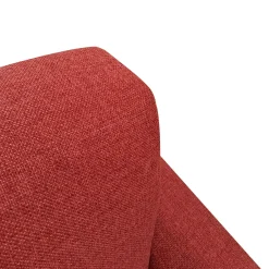 DIVANO LETTO MAXI CITY CM 215 CON RETE ELETTROSALDATA IN TESSUTO CILIEGIA: vendita online DIVANO LETTO MAXI CITY CM 215 CON RETE ELETTROSALDATA IN TESSUTO CILIEGIA in offerta