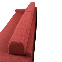DIVANO LETTO MAXI CITY CM 215 CON RETE ELETTROSALDATA IN TESSUTO CILIEGIA: vendita online DIVANO LETTO MAXI CITY CM 215 CON RETE ELETTROSALDATA IN TESSUTO CILIEGIA in offerta