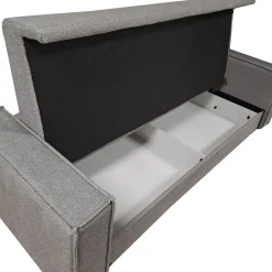 DIVANO LETTO MAXI MONTANA CM 230 CON APERTURA CLIC CLAC IN TESSUTO GRIGIO: vendita online DIVANO LETTO MAXI MONTANA CM 230 CON APERTURA CLIC CLAC IN TESSUTO GRIGIO in offerta