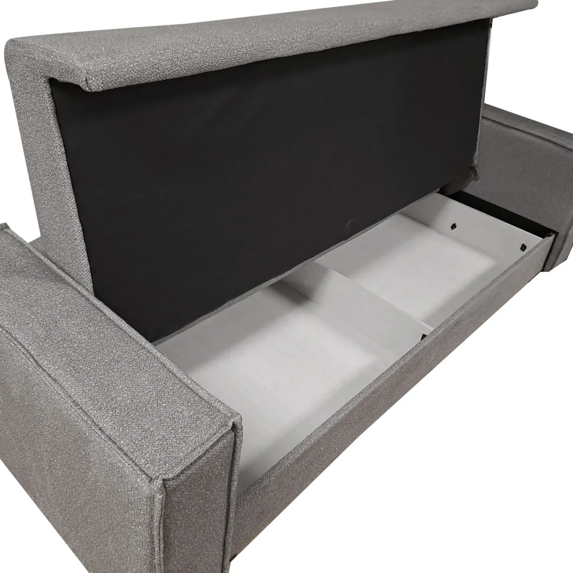 DIVANO LETTO MAXI MONTANA CM 230 CON APERTURA CLIC CLAC IN TESSUTO GRIGIO: vendita online DIVANO LETTO MAXI MONTANA CM 230 CON APERTURA CLIC CLAC IN TESSUTO GRIGIO in offerta