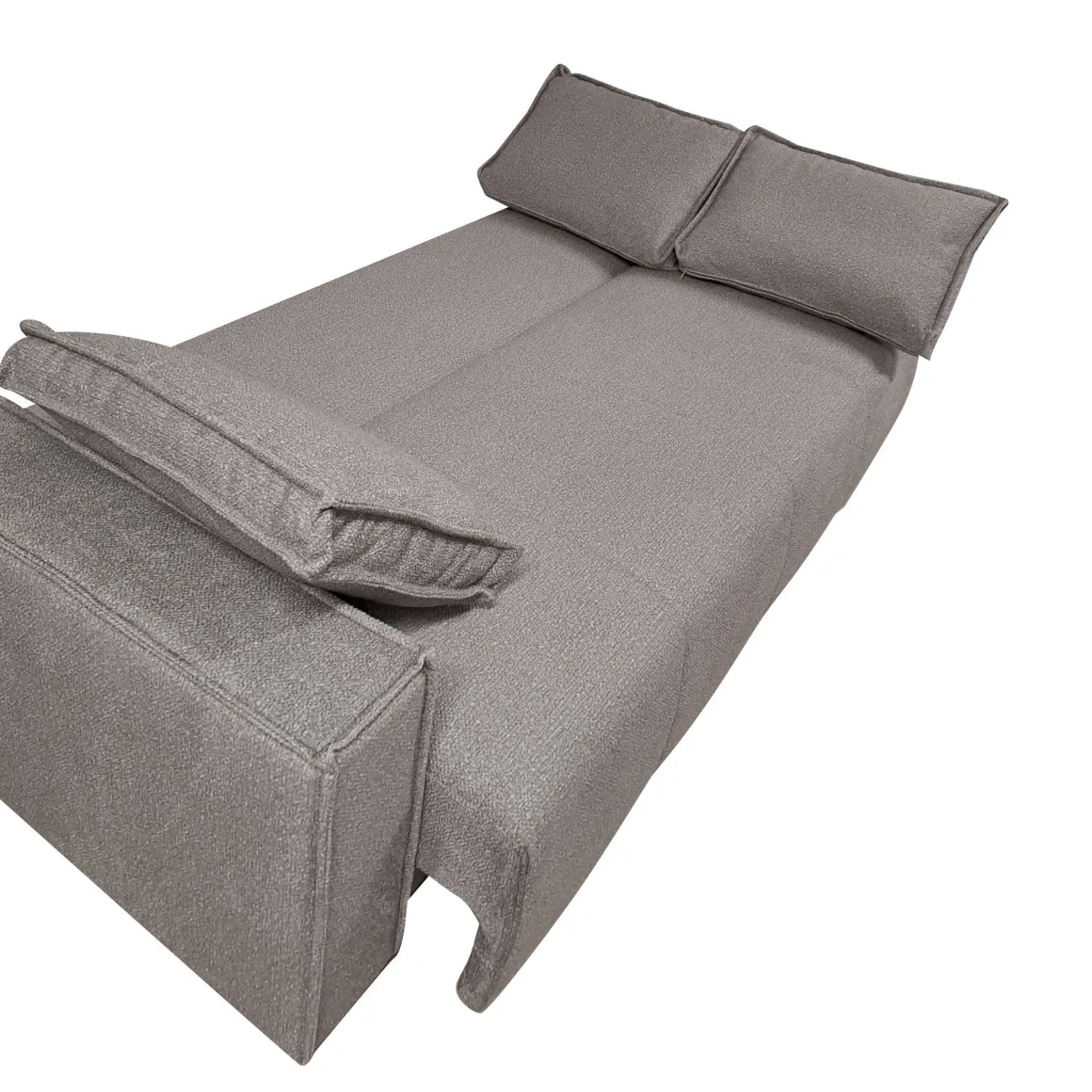 DIVANO LETTO MAXI MONTANA CM 230 CON APERTURA CLIC CLAC IN TESSUTO GRIGIO: vendita online DIVANO LETTO MAXI MONTANA CM 230 CON APERTURA CLIC CLAC IN TESSUTO GRIGIO in offerta