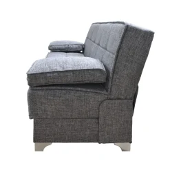 DIVANO LETTO NEON CON APERTURA CLIC CLAC IN TESSUTO GRIGIO: vendita online DIVANO LETTO NEON CON APERTURA CLIC CLAC IN TESSUTO GRIGIO in offerta