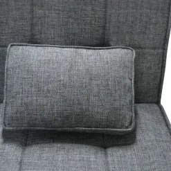DIVANO LETTO NEON CON APERTURA CLIC CLAC IN TESSUTO GRIGIO: vendita online DIVANO LETTO NEON CON APERTURA CLIC CLAC IN TESSUTO GRIGIO in offerta