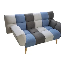 DIVANO LETTO PAOLO CON APERTURA CLIC CLAC IN TESSUTO MULTICOLORE: vendita online DIVANO LETTO PAOLO CON APERTURA CLIC CLAC IN TESSUTO MULTICOLORE in offerta