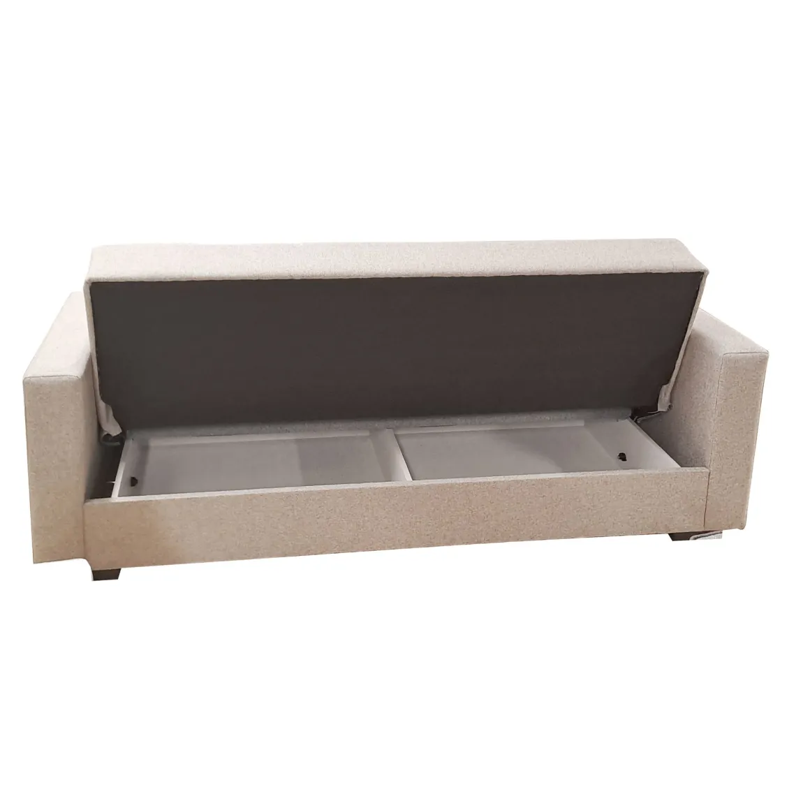 DIVANO LETTO PROMO CON APERTURA CLICK CLACK IN TESSUTO BEIGE: vendita online DIVANO LETTO PROMO CON APERTURA CLICK CLACK IN TESSUTO BEIGE in offerta