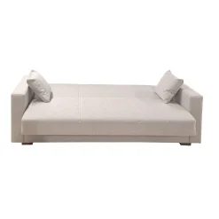 DIVANO LETTO PROMO CON APERTURA CLICK CLACK IN TESSUTO BEIGE: vendita online DIVANO LETTO PROMO CON APERTURA CLICK CLACK IN TESSUTO BEIGE in offerta