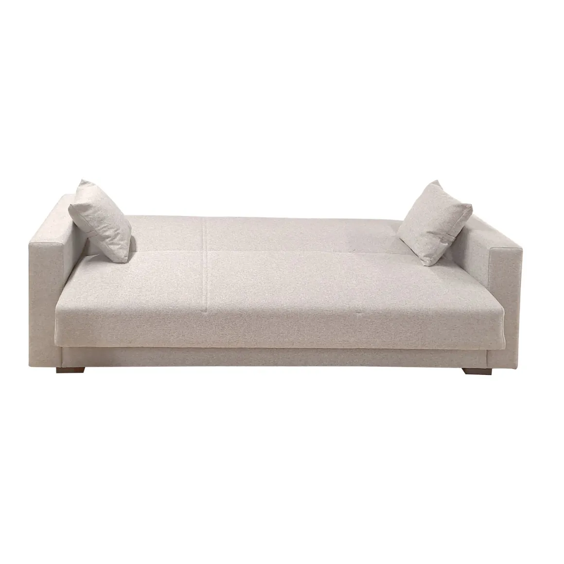DIVANO LETTO PROMO CON APERTURA CLICK CLACK IN TESSUTO BEIGE: vendita online DIVANO LETTO PROMO CON APERTURA CLICK CLACK IN TESSUTO BEIGE in offerta