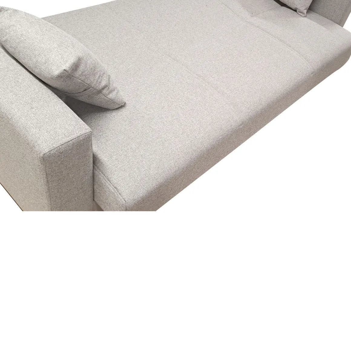 DIVANO LETTO PROMO CON APERTURA CLICK CLACK IN TESSUTO BEIGE: vendita online DIVANO LETTO PROMO CON APERTURA CLICK CLACK IN TESSUTO BEIGE in offerta