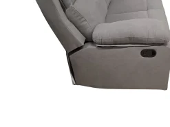 DIVANO 3P KEY CON RELAX MANUALE IN TESSUTO GRIGIO CHIARO: vendita online DIVANO 3P KEY CON RELAX MANUALE IN TESSUTO GRIGIO CHIARO in offerta