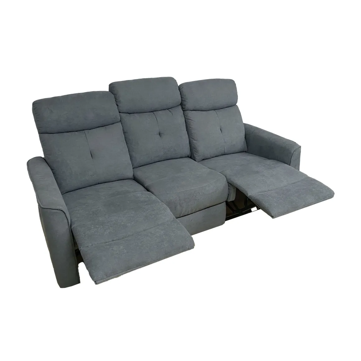 DIVANO 3 POSTI ENEA CON RELAX MANUALE IN TESSUTO GRIGIO SCURO : vendita online DIVANO 3 POSTI ENEA CON RELAX MANUALE IN TESSUTO GRIGIO SCURO in offerta