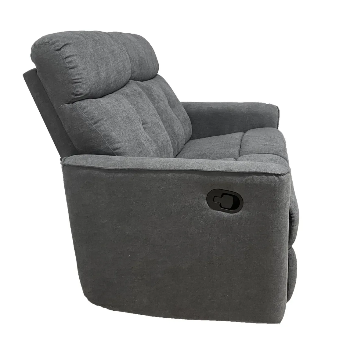 DIVANO 3 POSTI ENEA CON RELAX MANUALE IN TESSUTO GRIGIO SCURO : vendita online DIVANO 3 POSTI ENEA CON RELAX MANUALE IN TESSUTO GRIGIO SCURO in offerta