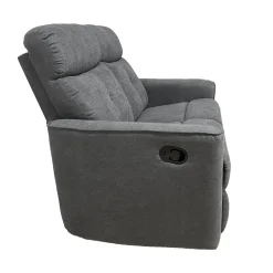 DIVANO 2 POSTI ENEA CON RELAX MANUALE IN TESSUTO GRIGIO SCURO: vendita online DIVANO 2 POSTI ENEA CON RELAX MANUALE IN TESSUTO GRIGIO SCURO in offerta