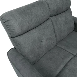 DIVANO 2 POSTI ENEA CON RELAX MANUALE IN TESSUTO GRIGIO SCURO: vendita online DIVANO 2 POSTI ENEA CON RELAX MANUALE IN TESSUTO GRIGIO SCURO in offerta