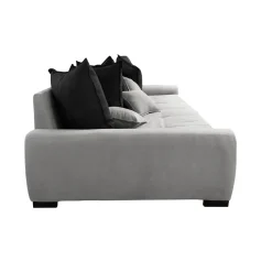DIVANO 3 POSTI FAMILY BIG IN TESSUTO GRIGIO: vendita online DIVANO 3 POSTI FAMILY BIG IN TESSUTO GRIGIO in offerta