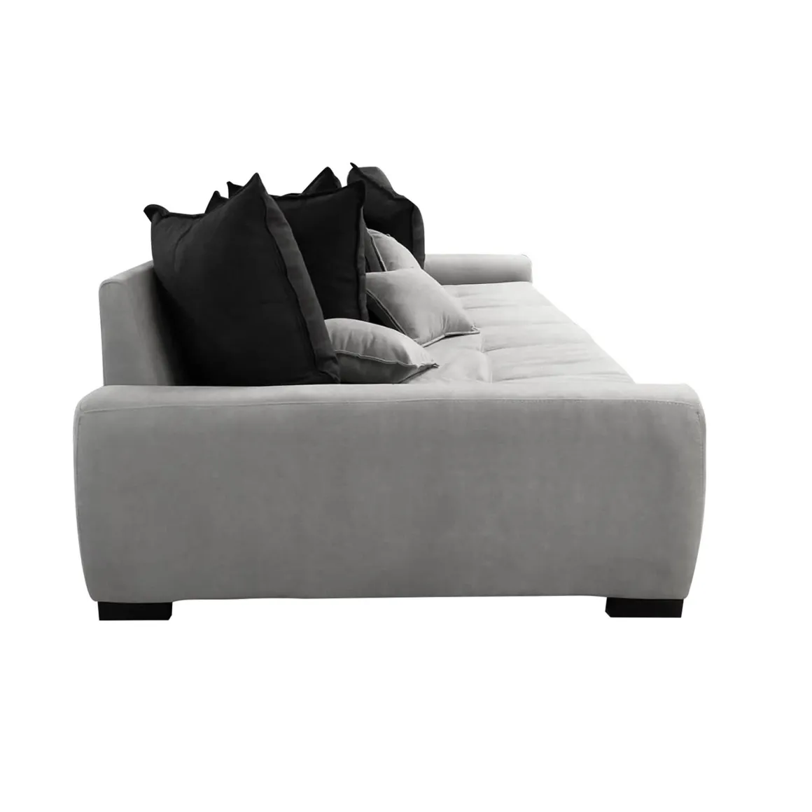 DIVANO 3 POSTI FAMILY BIG IN TESSUTO GRIGIO: vendita online DIVANO 3 POSTI FAMILY BIG IN TESSUTO GRIGIO in offerta