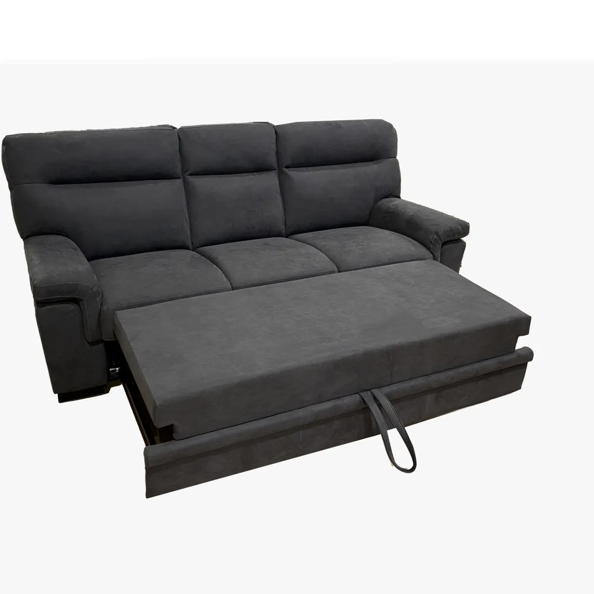 DIVANO 3 POSTI FLAVIA CM 213 CON CARRELLO ESTRAIBILE FLAVIA IN TESSUTO DARK GREY : vendita online DIVANO 3 POSTI FLAVIA CM 213 CON CARRELLO ESTRAIBILE FLAVIA IN TESSUTO DARK GREY in offerta