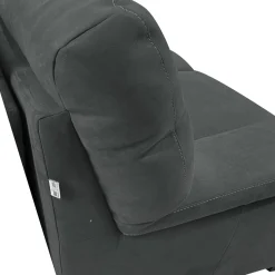 DIVANO 3 POSTI FLAVIA CM 213 CON CARRELLO ESTRAIBILE FLAVIA IN TESSUTO DARK GREY : vendita online DIVANO 3 POSTI FLAVIA CM 213 CON CARRELLO ESTRAIBILE FLAVIA IN TESSUTO DARK GREY in offerta
