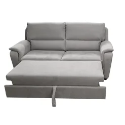 DIVANO 3 POSTI MOD.ELBA CON CARRELLO ESTRAIBILE TESSUTO GRIGIO CHIARO: vendita online DIVANO 3 POSTI MOD.ELBA CON CARRELLO ESTRAIBILE TESSUTO GRIGIO CHIARO in offerta