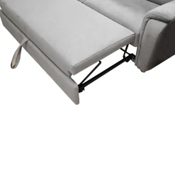 DIVANO 3 POSTI MOD.ELBA CON CARRELLO ESTRAIBILE TESSUTO GRIGIO CHIARO: vendita online DIVANO 3 POSTI MOD.ELBA CON CARRELLO ESTRAIBILE TESSUTO GRIGIO CHIARO in offerta