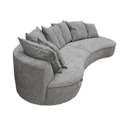 DIVANO 3 POSTI MOD. LEVI CON TERMINALE IN TESSUTO GRIGIO: vendita online DIVANO 3 POSTI MOD. LEVI CON TERMINALE IN TESSUTO GRIGIO in offerta