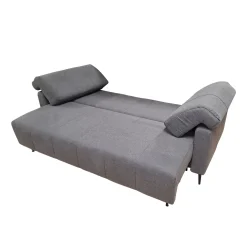 DIVANO 3 POSTI MOD. MURANO CON SEDUTA ESTRAIBILE IN TESSUTO GRIGIO : vendita online DIVANO 3 POSTI MOD. MURANO CON SEDUTA ESTRAIBILE IN TESSUTO GRIGIO in offerta